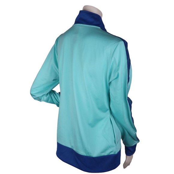Umbro Track Jacket Coat Full Zip Sports Soccer Footie Turquoise Blue Yellow NEW - Picture 4 of 5